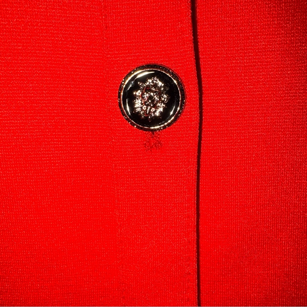 Red Button-Up jacket - Picture 2 of 4